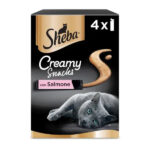 SHEBA CREAMY SNACKS 4x12gr Salmone