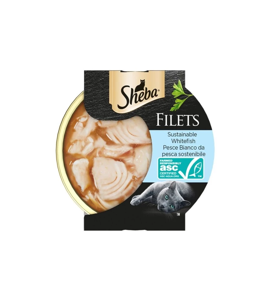SHEBA FILETS gr 60 Pesce Bianco SHEBA FILETS gr 60 Pesce Bianco