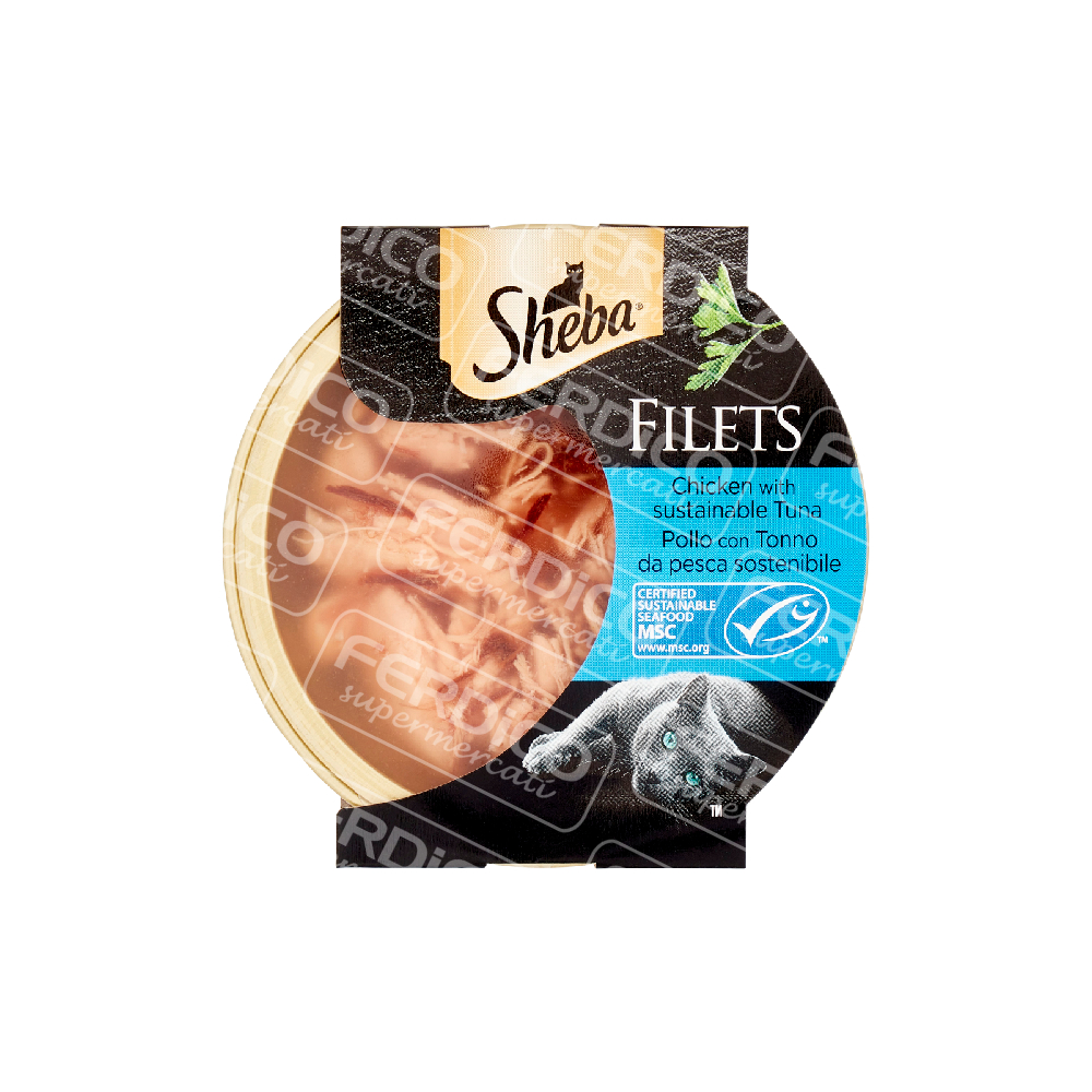 SHEBA FILETS gr 60 Pollo/Tonno SHEBA FILETS gr 60 Pollo/Tonno