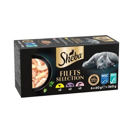 SHEBA FILETS gr 60x6 Pollo
