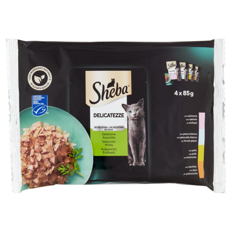 SHEBA MULTIPACK gr 85x4 Sel.Assortita