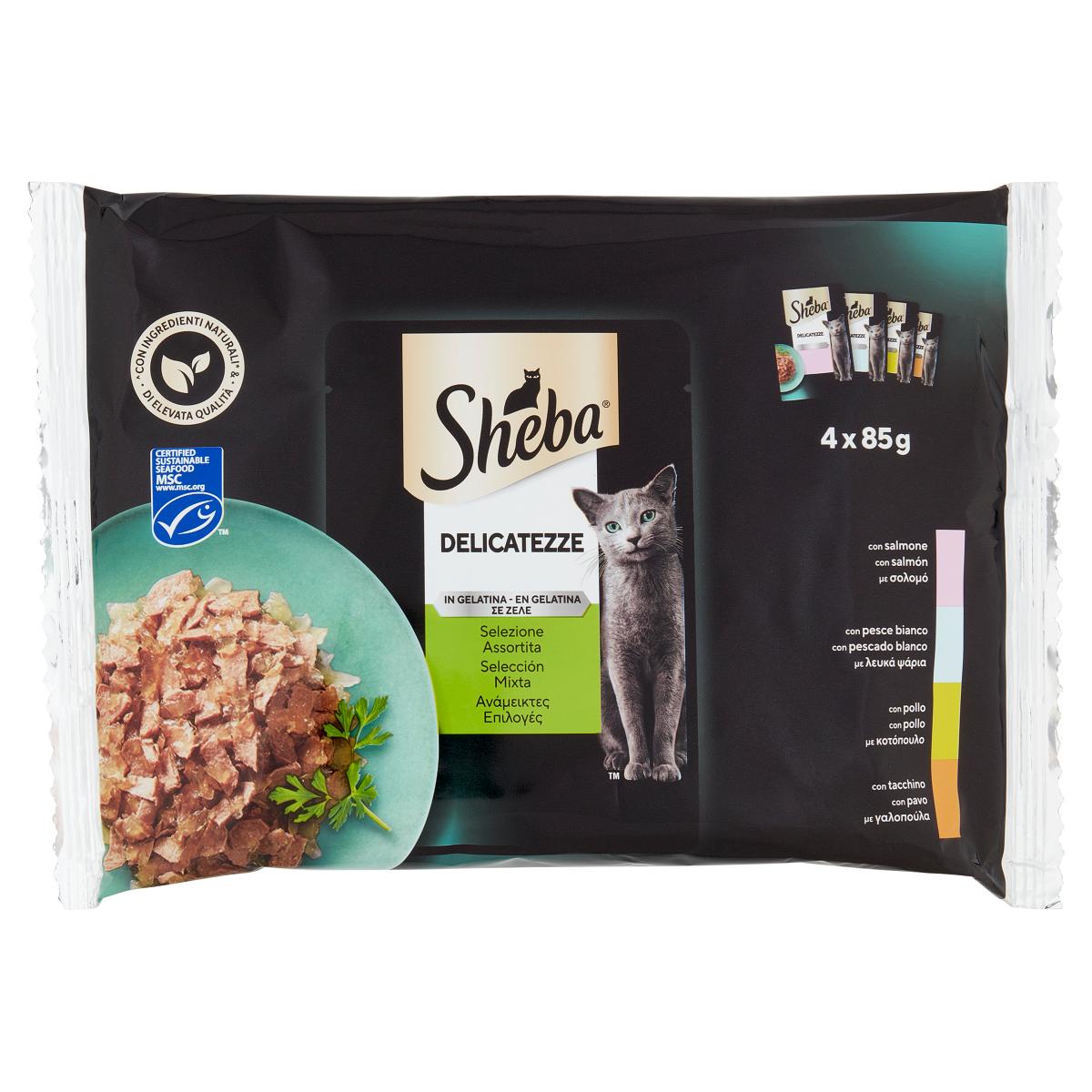 SHEBA MULTIPACK gr 85x4 Sel.Assortita SHEBA MULTIPACK gr 85x4 Sel.Assortita