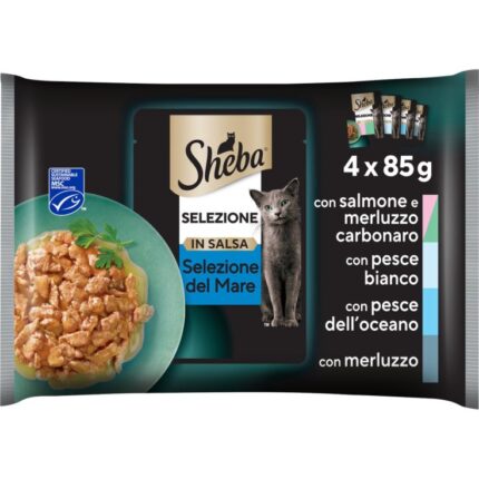 SHEBA MULTIPACK gr 85x40 Salsa Sel.Mare