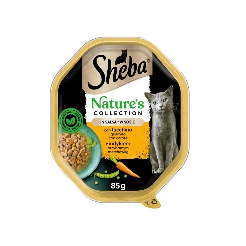 SHEBA NATURE'S TACCHINO CAROTE gr 85 SHEBA NATURE'S TACCHINO CAROTE gr 85