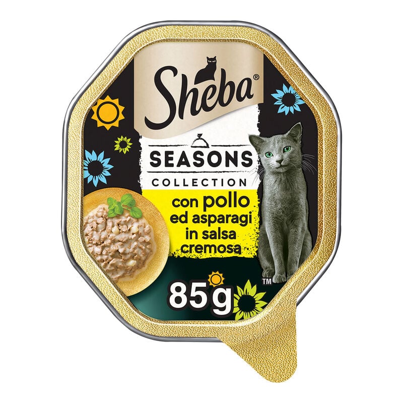 SHEBA SEASON COLL. gr 85 Pollo/Asparagi SHEBA SEASON COLL. gr 85 Pollo/Asparagi