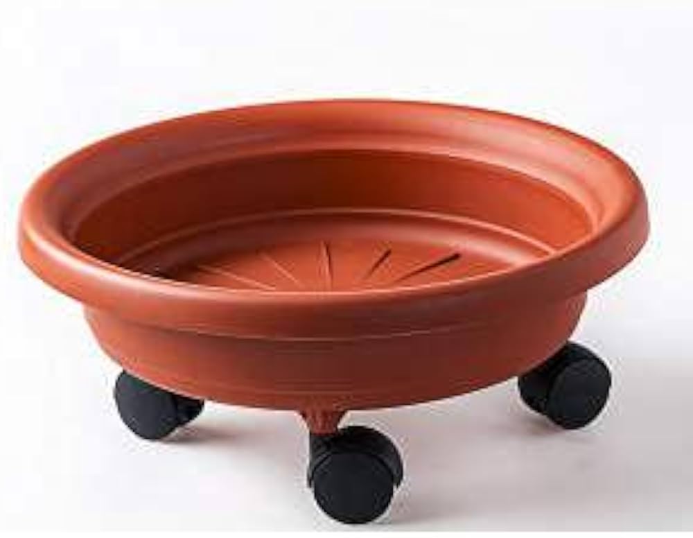 SOTTOVASO c/RUOTE cm 28 Terracotta SOTTOVASO c/RUOTE cm 28 Terracotta