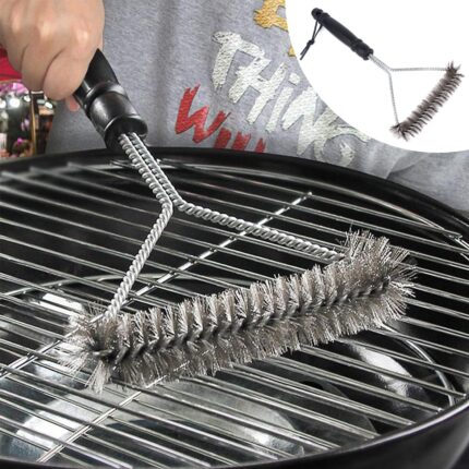 SPAZZOLA PULIZIA BARBECUE TRIANGOLARE