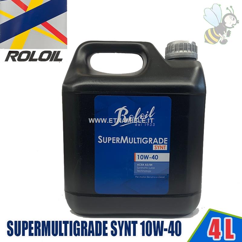 SUPERMULTIGRADE SYNT. 10W-40 Lt 4 SUPERMULTIGRADE SYNT. 10W-40 Lt 4