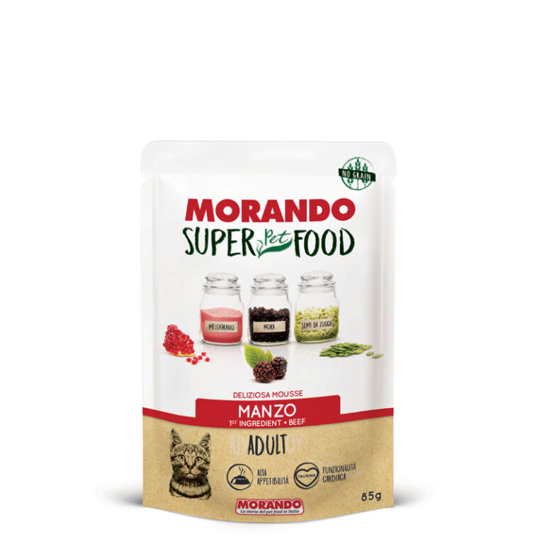 SUPERPetFOOD GATTO MOUSSE gr 85 Manzo