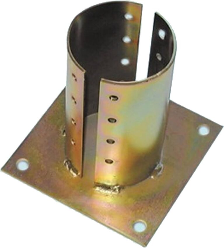 SUPPORTO TRAVI TONDE MM.100 c/Piastra