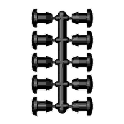 TAPPO FINE LINEA TUBI 4x6 Pz.10 -Gf-