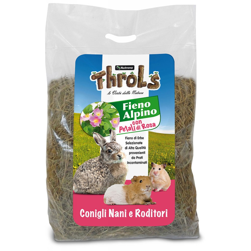 THROLS FIENO gr 500 Petali Rosa THROLS FIENO gr 500 Petali Rosa