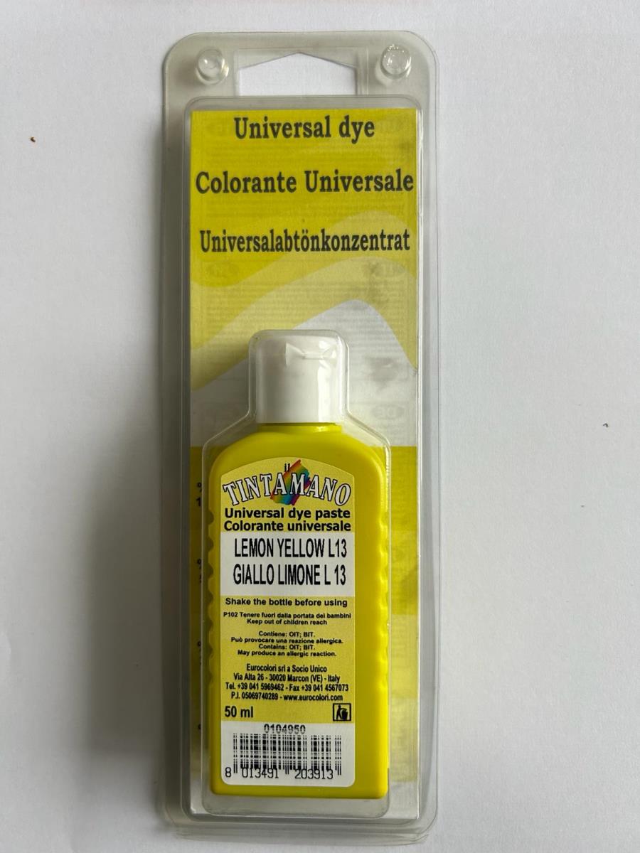 TINTOREL CONC. UNIV. ml 50 Giallo Limone TINTOREL CONC. UNIV. ml 50 Giallo Limone
