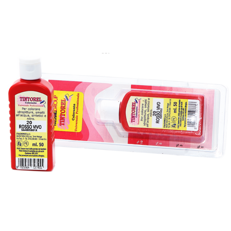 TINTOREL CONC. UNIV. ml 50 Rosso Vivo