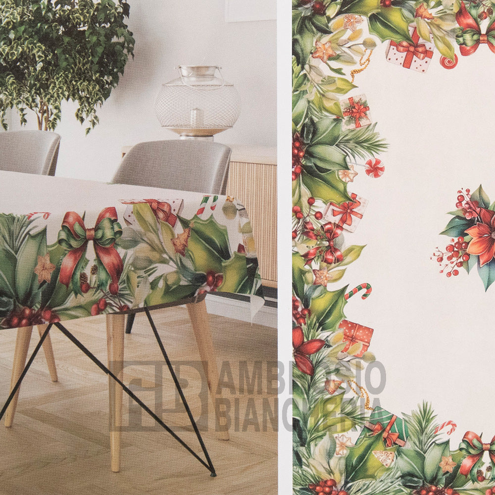 TOVAGLIA XMAS TIFFANY x12 cm 140x240 TOVAGLIA XMAS TIFFANY x12 cm 140x240