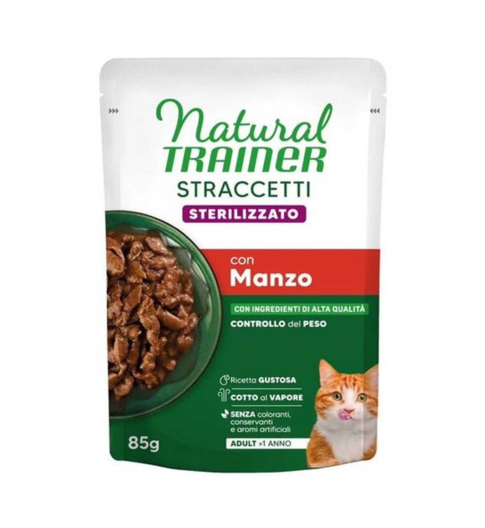 TRAINER NAT.CAT STRACCETTI gr 85 Manzo TRAINER NAT.CAT STRACCETTI gr 85 Manzo