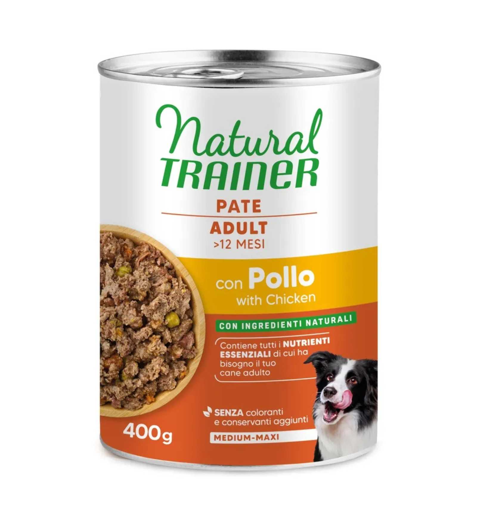 TRAINER NAT. DOG Patè gr 400 Pollo TRAINER NAT. DOG Patè gr 400 Pollo