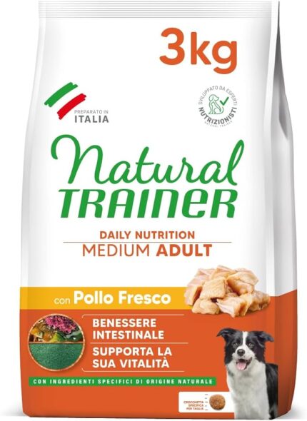 TRAINER NAT. P&J MEDIUM kg 3 Pollo Flash
