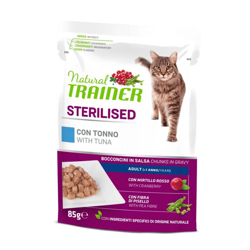 TRAINER NAT.STERILISED CAT gr 85 Tonno TRAINER NAT.STERILISED CAT gr 85 Tonno