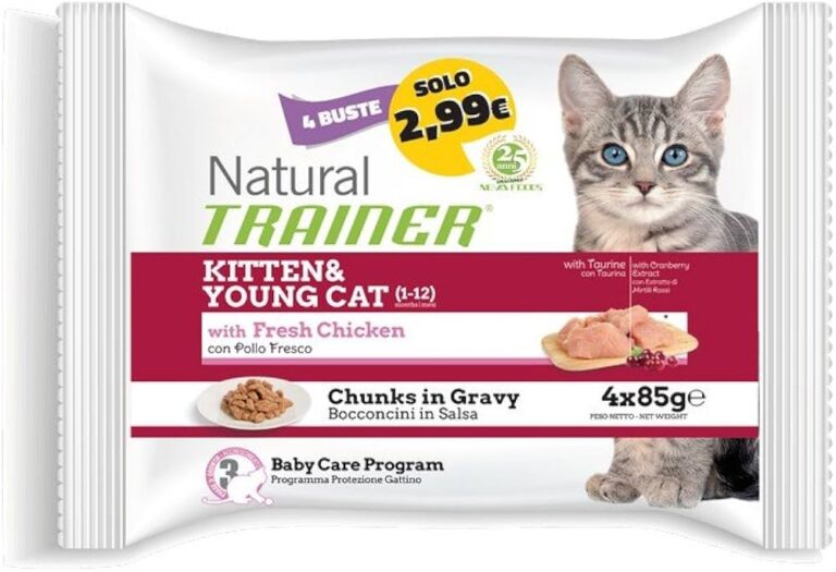 TRAINER NATURAL CAT gr 85x4 Pollo