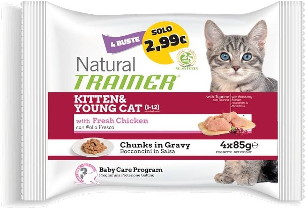 TRAINER NATURAL CAT gr 85x4 Pollo TRAINER NATURAL CAT gr 85x4 Pollo