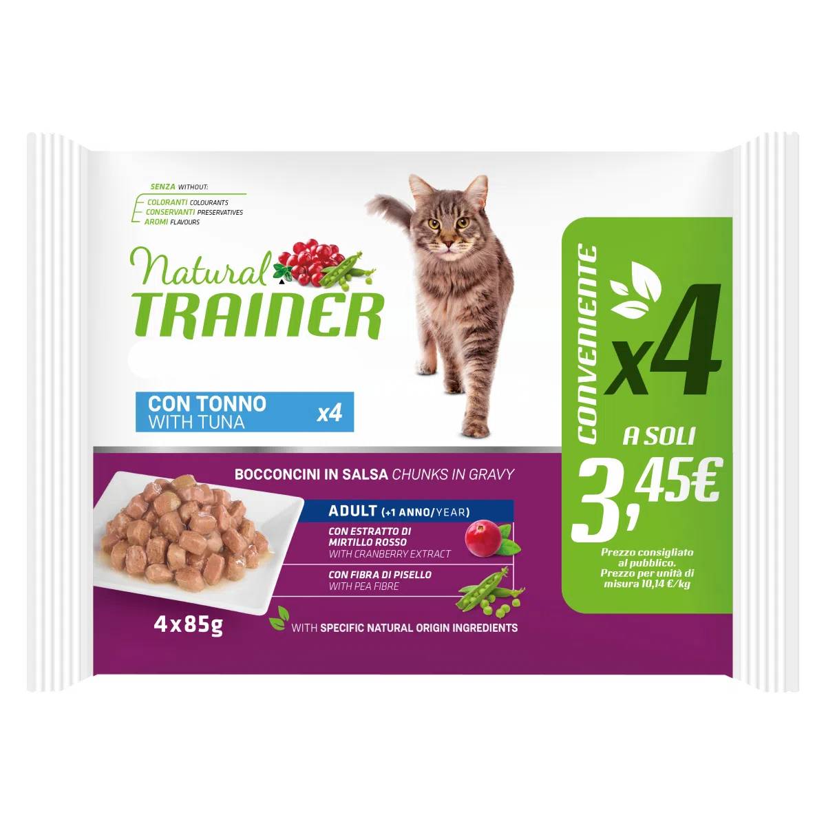 TRAINER NATURAL CAT gr 85x4 Tonno TRAINER NATURAL CAT gr 85x4 Tonno