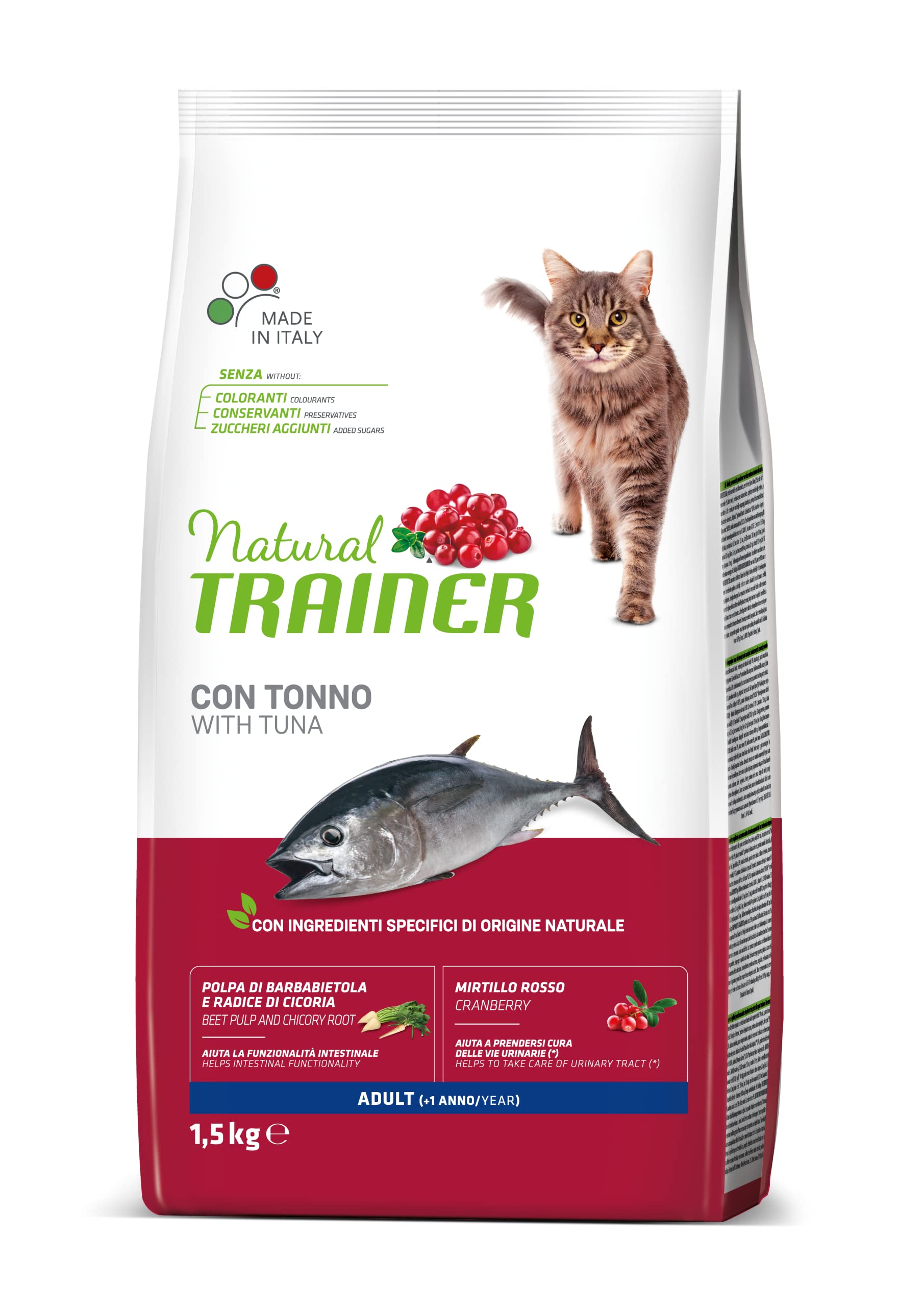 TRAINER NATURAL CAT kg 1.5 Tonno TRAINER NATURAL CAT kg 1.5 Tonno