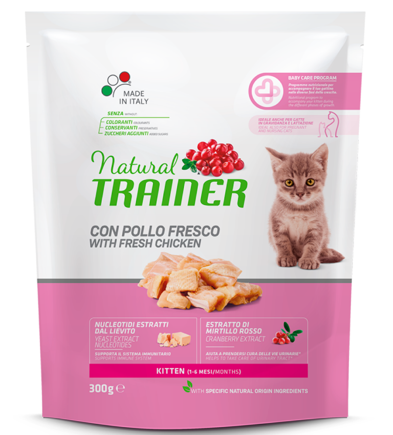 TRAINER NATURAL KITTEN gr 300 Pollo
