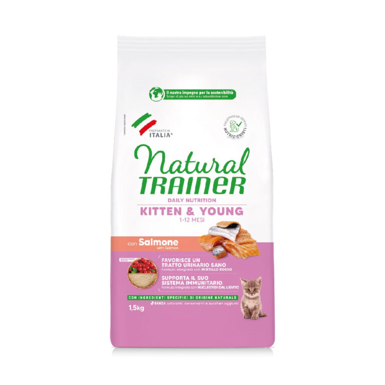 TRAINER NATURAL KITTEN gr 300 Salmone