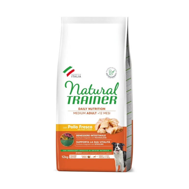 TRAINER NATURAL MEDIUM kg 12 Pollo Flash