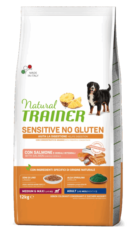 TRAINER SENS.NG DOG M/M kg 12 Salmone