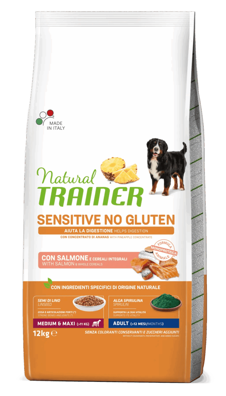 TRAINER SENS.NG DOG M/M kg 12 Salmone