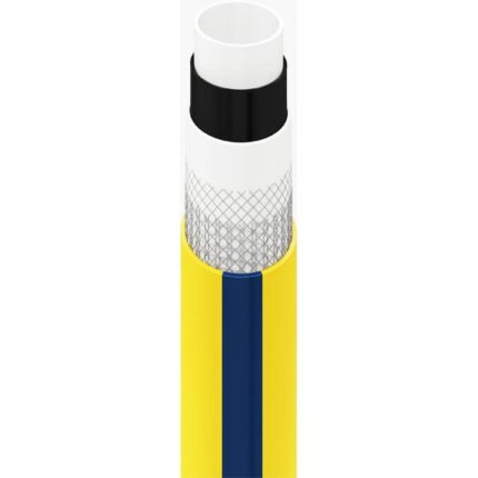 TUBO TWIST BIANCO/GIALLO 5/8" m 25