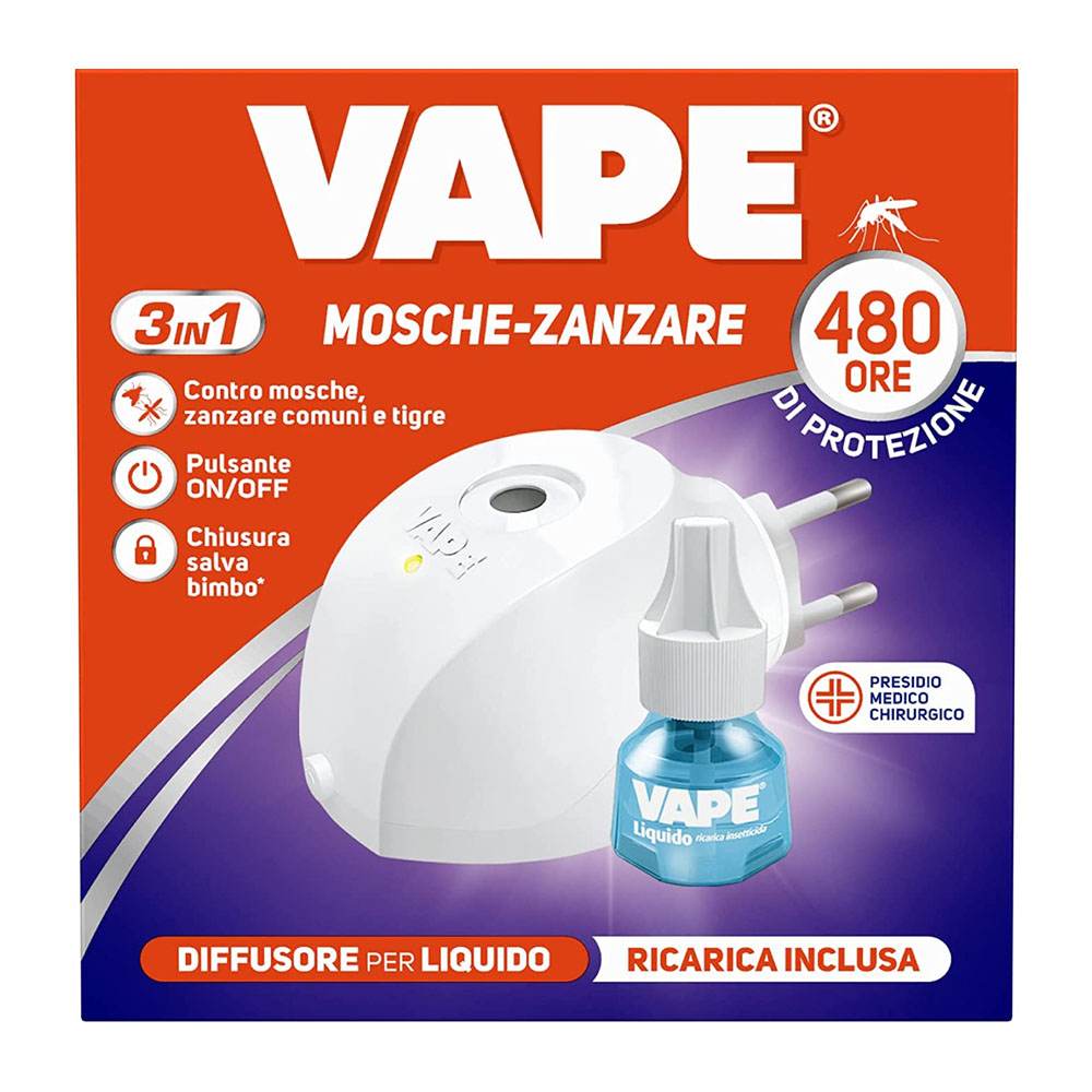 VAPE ELETT. LIQ. MOSCHE ZANZ. 480 Ore VAPE ELETT. LIQ. MOSCHE ZANZ. 480 Ore