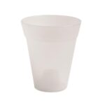 VASO DANTE cm 17 Bianco Trasparente