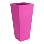 VASO HIGH SQUARE LIVING 15x15 Fucsia