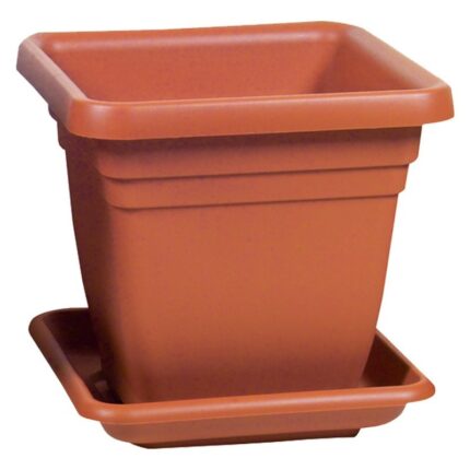 VASO QUADRO UNI SAUCER cm 45x45