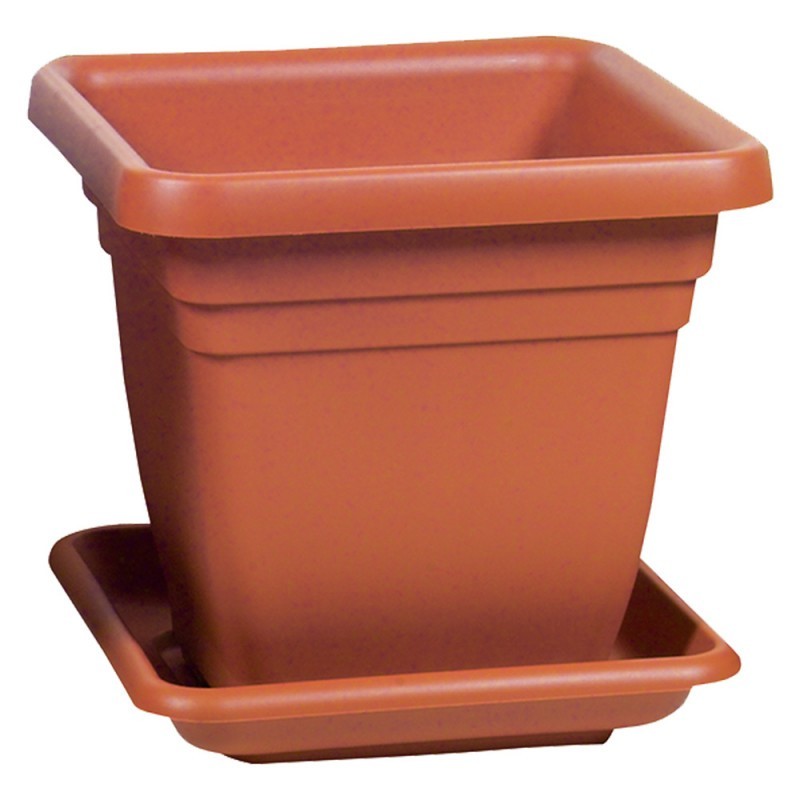 VASO QUADRO UNI SAUCER cm 45x45 VASO QUADRO UNI SAUCER cm 45x45