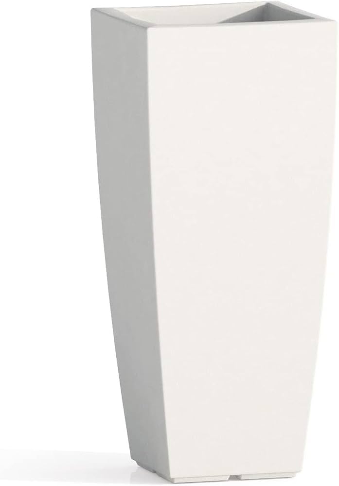 VASO SQUARE LIVING 18x18 Bianco