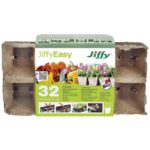 VASO TORBA QUADRO JIFFY STRIPS 6x6 Pz.32