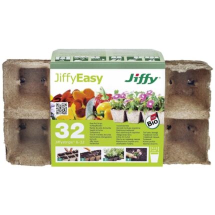 VASO TORBA QUADRO JIFFY STRIPS 6x6 Pz.32