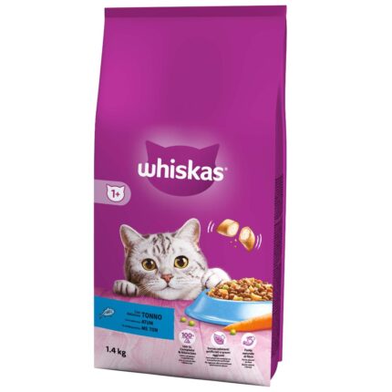 WHISKAS ADULT 1+ kg 1.4 Tonno