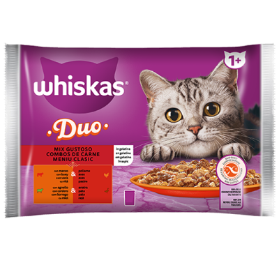 WHISKAS DUO MIX GUSTOSO 12X85GR