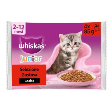 WHISKAS gr 85x4 Sel.Gustosa Salsa
