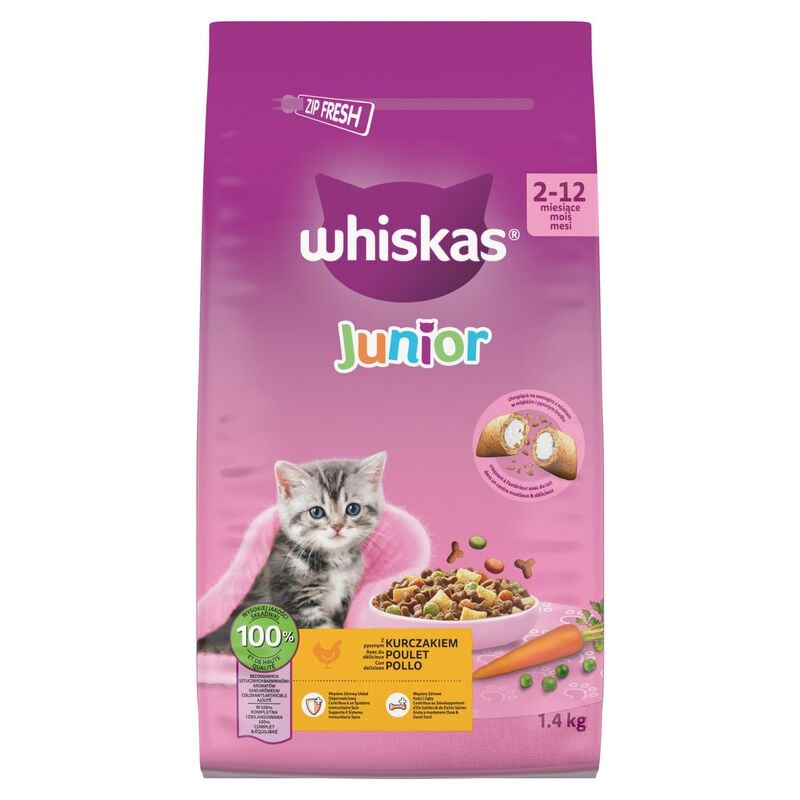 WHISKAS JUNIOR kg 1.4 Pollo WHISKAS JUNIOR kg 1.4 Pollo
