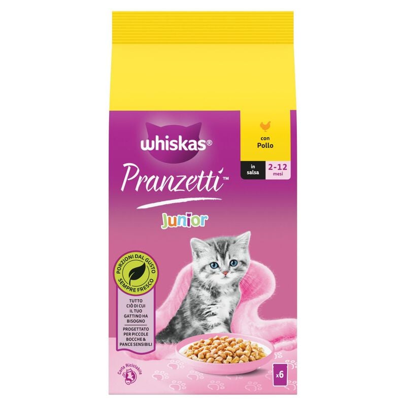 WHISKAS PRANZETTI gr 50x6 Kitten WHISKAS PRANZETTI gr 50x6 Kitten