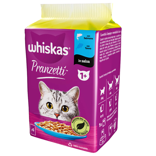 WHISKAS PRANZETTI gr 50x6 Mari&Monti