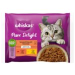 WHISKAS PURE DELIGHT gr 85x4 Stracc.