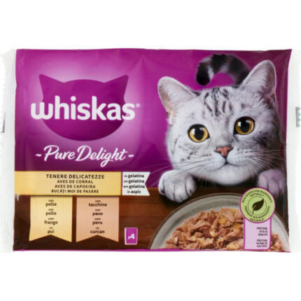WHISKAS PURE DELIGHT gr 85x4 Ten.Del.