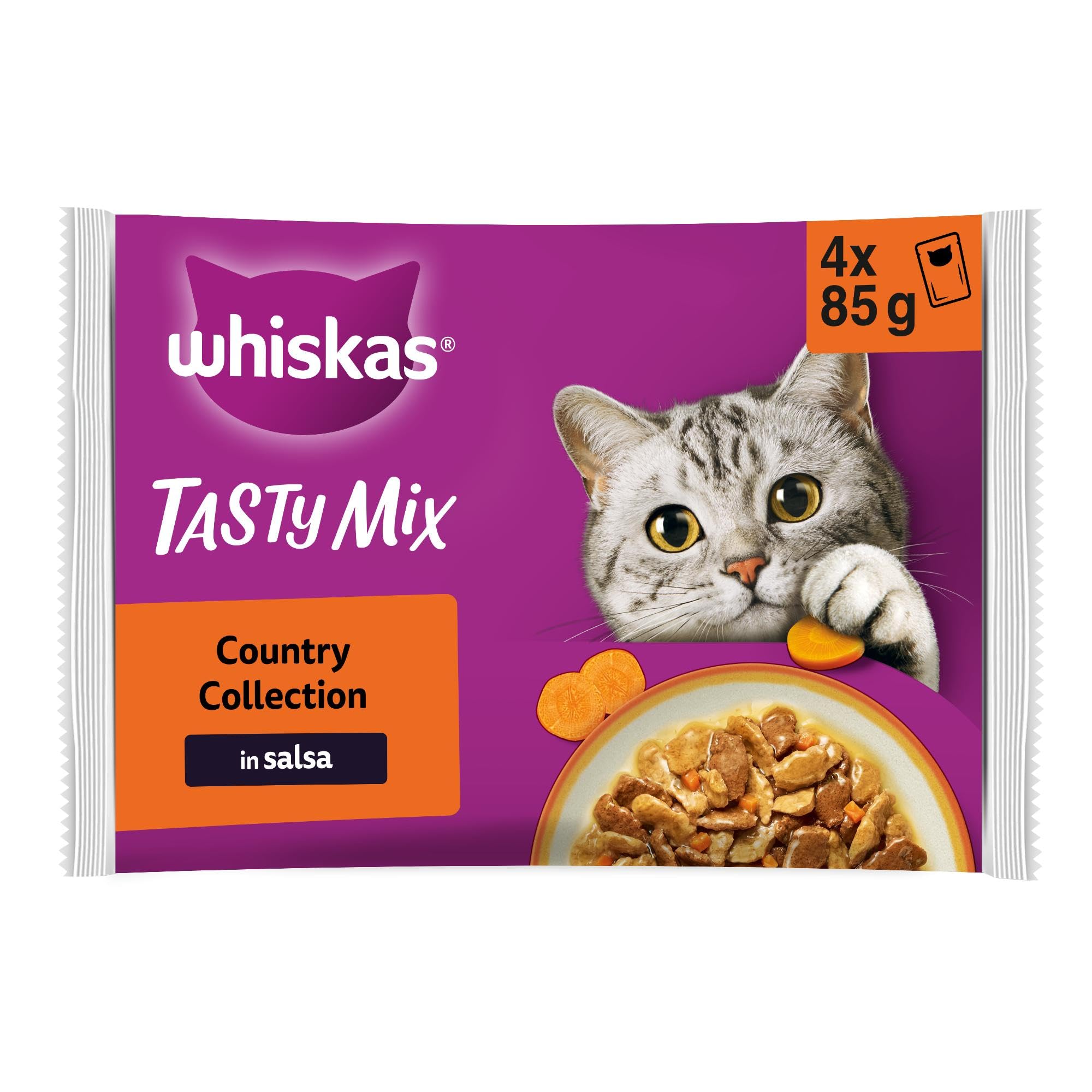 WHISKAS TASTY MIX gr 85x4 Country Coll. WHISKAS TASTY MIX gr 85x4 Country Coll.